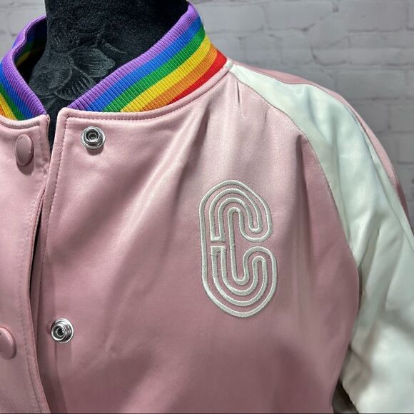 COACH RAINBOW SOUVENIR JACKET limited edition Celebrating the LGBTQ Community M - Picture 10 of 16